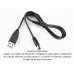 Cable adaptador USB a jack 5.5 x 2.1 mm de energía, 1 m